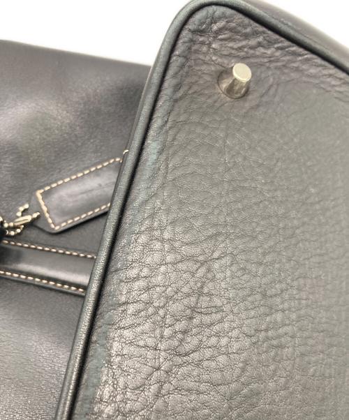 COACH（コーチ）COACH (コーチ) レザートートバッグ ブラックの古着・服飾アイテム
