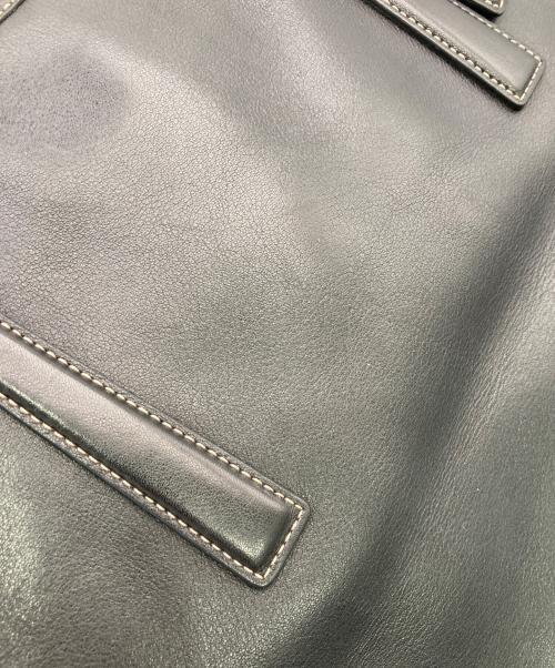 COACH（コーチ）COACH (コーチ) レザートートバッグ ブラックの古着・服飾アイテム