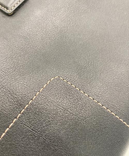 COACH（コーチ）COACH (コーチ) レザートートバッグ ブラックの古着・服飾アイテム