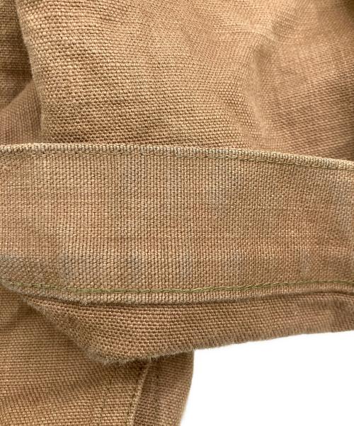 BURGUS PLUS（バーガスプラス）BURGUS PLUS (バーガスプラス) 13.5oz Heavy Duck 1st Type Jacket ブラウン サイズ:38の古着・服飾アイテム
