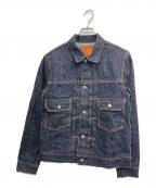 BURGUS PLUSバーガスプラス）の古着「Natural Indigo 2nd Type Denim Jacket」｜インディゴ