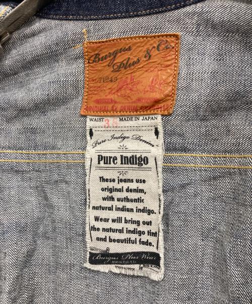 BURGUS PLUS（バーガスプラス）BURGUS PLUS (バーガスプラス) Natural Indigo 2nd Type Denim Jacket インディゴ サイズ:38の古着・服飾アイテム