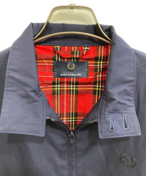 FRED PERRY（フレッドペリー）FRED PERRY (フレッドペリー) Made In England Harrington Jacket ネイビー サイズ:Sの古着・服飾アイテム