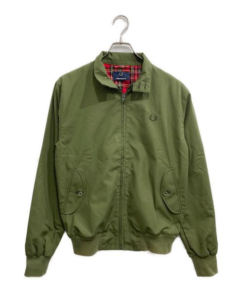 FRED PERRY（フレッドペリー）FRED PERRY (フレッドペリー) Made In England Harrington Jacket オリーブ サイズ:Sの古着・服飾アイテム