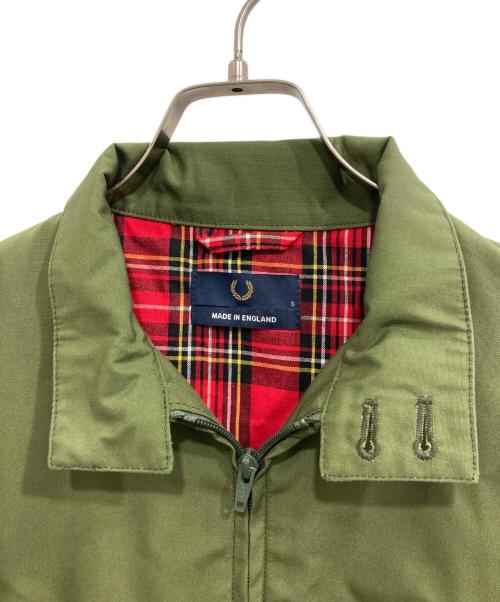 FRED PERRY（フレッドペリー）FRED PERRY (フレッドペリー) Made In England Harrington Jacket オリーブ サイズ:Sの古着・服飾アイテム