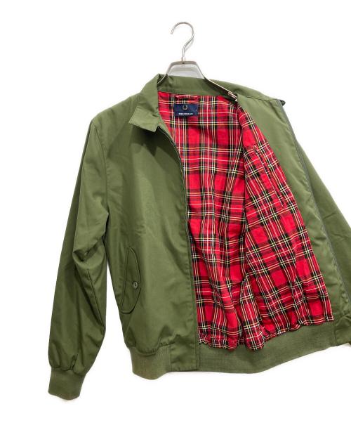 FRED PERRY（フレッドペリー）FRED PERRY (フレッドペリー) Made In England Harrington Jacket オリーブ サイズ:Sの古着・服飾アイテム