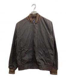 FRED PERRY（フレッドペリー）の古着「オイルドワックスボンバージャケット」｜ブラウン