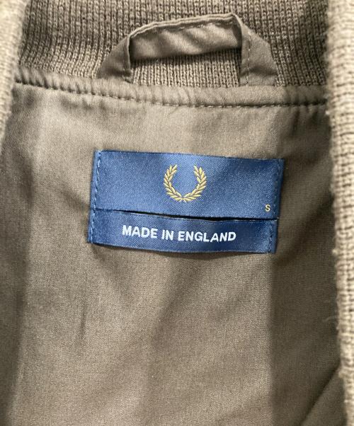 FRED PERRY（フレッドペリー）FRED PERRY (フレッドペリー) オイルドワックスボンバージャケット ブラウン サイズ:Sの古着・服飾アイテム