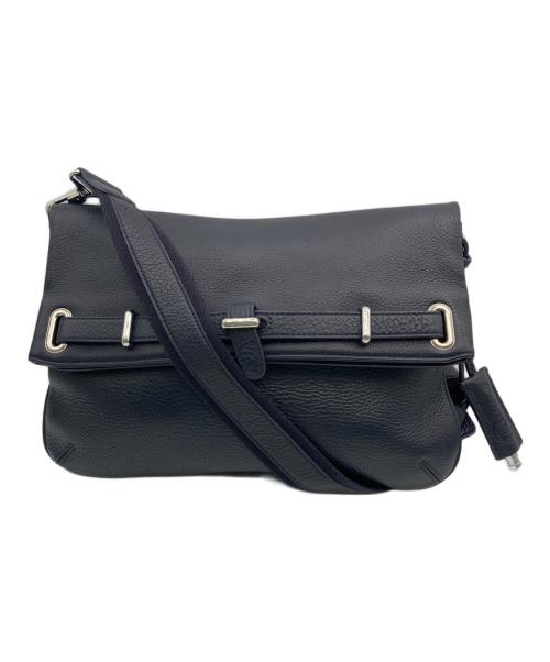 PELLE MORBIDA（ペッレモルビダ）PELLE MORBIDA (ペッレモルビダ) クラッチバッグ ネイビーの古着・服飾アイテム