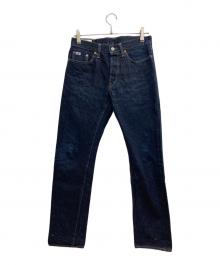 STUDIO D'ARTISAN（ステュディオダルチザン）の古着「15ozスーパータイトデニムパンツ」｜インディゴ