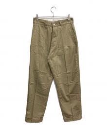 WEARMASTERS（ウエアマスターズ）の古着「Heritage Trousers/ヘリテージトラウザーズ」｜カーキ