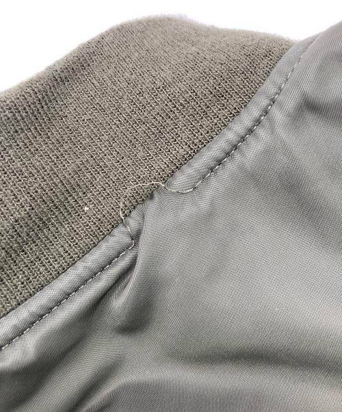 ALPHA（アルファ）ALPHA (アルファ) カスタムワッペンMA-1ジャケット グリーン サイズ:Lの古着・服飾アイテム