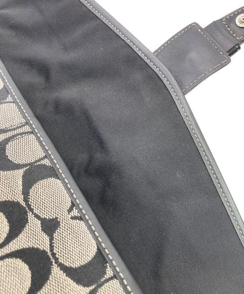 COACH（コーチ）COACH (コーチ) シグネチャーハンドバッグ グレーの古着・服飾アイテム