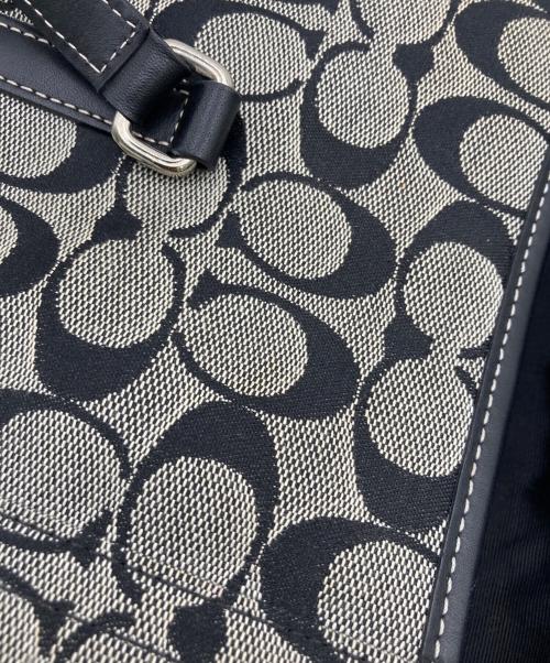 COACH（コーチ）COACH (コーチ) シグネチャーハンドバッグ グレーの古着・服飾アイテム
