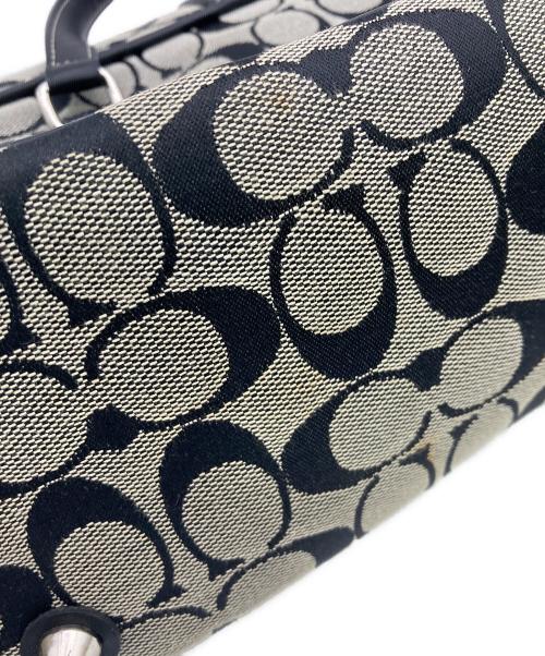 COACH（コーチ）COACH (コーチ) シグネチャーハンドバッグ グレーの古着・服飾アイテム