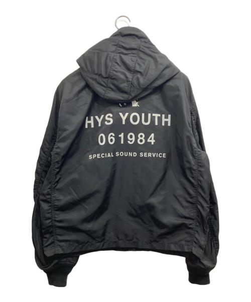 Hysteric Glamour（ヒステリックグラマー）Hysteric Glamour (ヒステリックグラマー) HYS YOUTH A-1 フロートジャケット ブラック サイズ:Largeの古着・服飾アイテム