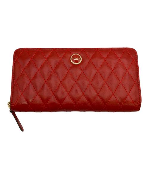 COACH（コーチ）COACH (コーチ) 長財布 レッドの古着・服飾アイテム