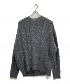 th productsティーエイチプロダクツ）の古着「Color Nep Mole Knit Pullover」｜グレー