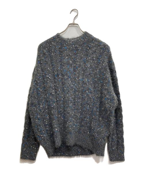 th products（ティーエイチプロダクツ）th products (ティーエイチプロダクツ) Color Nep Mole Knit Pullover グレー サイズ:1 未使用品の古着・服飾アイテム