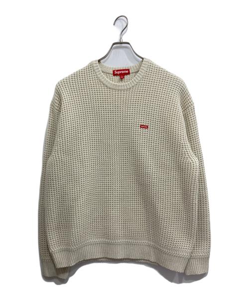 SUPREME（シュプリーム）Supreme (シュプリーム) Waffle Small Box Sweater アイボリー サイズ:Lの古着・服飾アイテム
