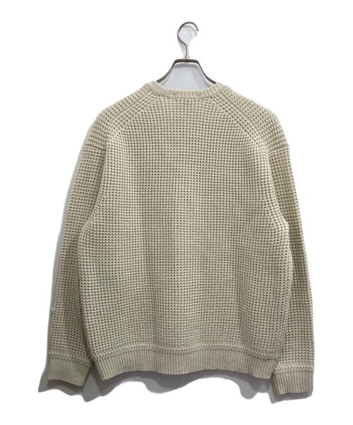 SUPREME（シュプリーム）Supreme (シュプリーム) Waffle Small Box Sweater アイボリー サイズ:Lの古着・服飾アイテム