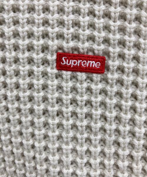SUPREME（シュプリーム）Supreme (シュプリーム) Waffle Small Box Sweater アイボリー サイズ:Lの古着・服飾アイテム