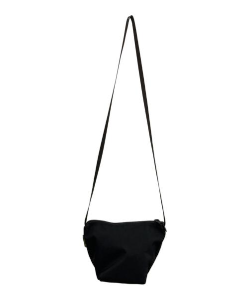 Herve Chapelier（エルベシャプリエ）Herve Chapelier (エルベシャプリエ) ブラックナイロンショルダーバッグ ブラックの古着・服飾アイテム