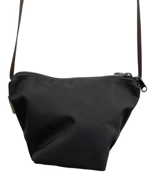 Herve Chapelier（エルベシャプリエ）Herve Chapelier (エルベシャプリエ) ブラックナイロンショルダーバッグ ブラックの古着・服飾アイテム