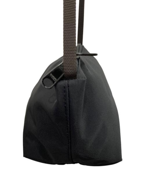 Herve Chapelier（エルベシャプリエ）Herve Chapelier (エルベシャプリエ) ブラックナイロンショルダーバッグ ブラックの古着・服飾アイテム
