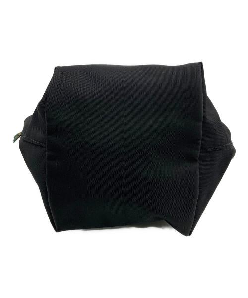 Herve Chapelier（エルベシャプリエ）Herve Chapelier (エルベシャプリエ) ブラックナイロンショルダーバッグ ブラックの古着・服飾アイテム