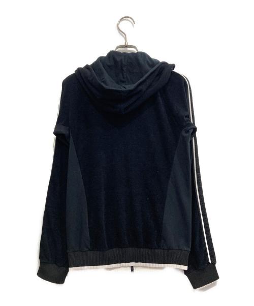 CHANEL（シャネル）CHANEL (シャネル) スポーツライン ジップアップパーカー ブラック サイズ:36の古着・服飾アイテム