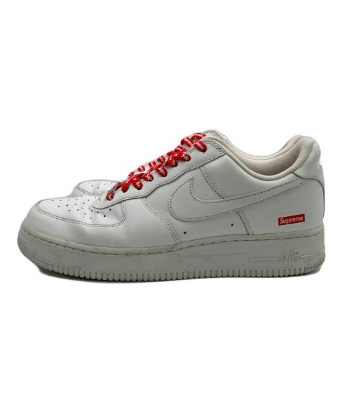 NIKE（ナイキ）NIKE (ナイキ) Supreme (シュプリーム) ローカットスニーカー ホワイト サイズ:27.5cm/US9.5/UK8.5/EU43の古着・服飾アイテム