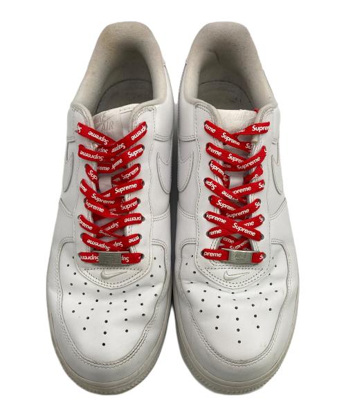 NIKE（ナイキ）NIKE (ナイキ) Supreme (シュプリーム) ローカットスニーカー ホワイト サイズ:27.5cm/US9.5/UK8.5/EU43の古着・服飾アイテム