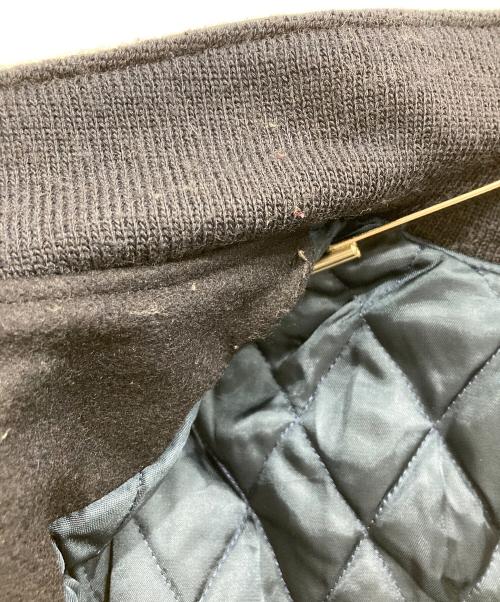 Golden Bear（ゴールデンベア）Golden Bear (ゴールデンベア) ウールレザースタジャン ネイビー×ブラウン サイズ:Sの古着・服飾アイテム