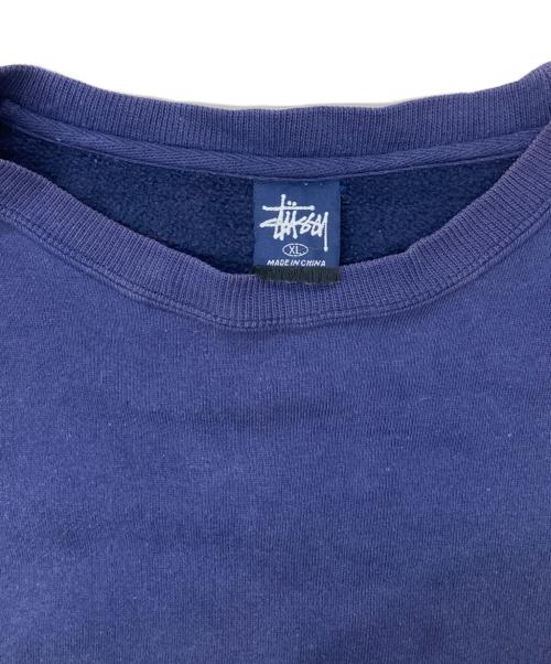 stussy（ステューシー）stussy (ステューシー) ロゴスウェット ネイビー サイズ:XLの古着・服飾アイテム