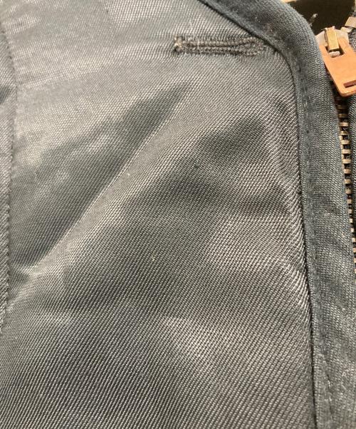 MM6 Maison Margiela（エムエムシックスメゾンマルジェラ）MM6 Maison Margiela (エムエムシックスメゾンマルジェラ) 切替ジップアップ ノーカラージャケット ブラック サイズ:36の古着・服飾アイテム