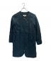 MM6 Maison Margiela（エムエムシックスメゾンマルジェラ）の古着「切替ジップアップ ノーカラージャケット」｜ブラック