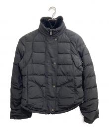 WEEKEND Max Mara（ウィークエンド マックスマーラ）の古着「ファー付中綿ジャケット」｜ブラック