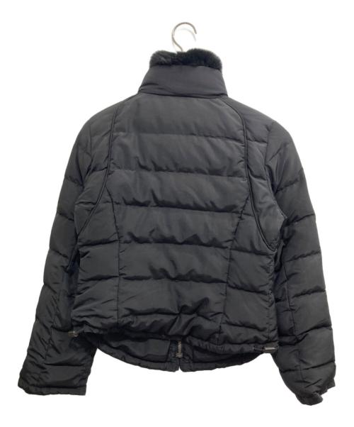 WEEKEND Max Mara（ウィークエンド マックスマーラ）Weekend Max Mara (ウィークエンド マックスマーラ) ファー付中綿ジャケット ブラック サイズ:40の古着・服飾アイテム
