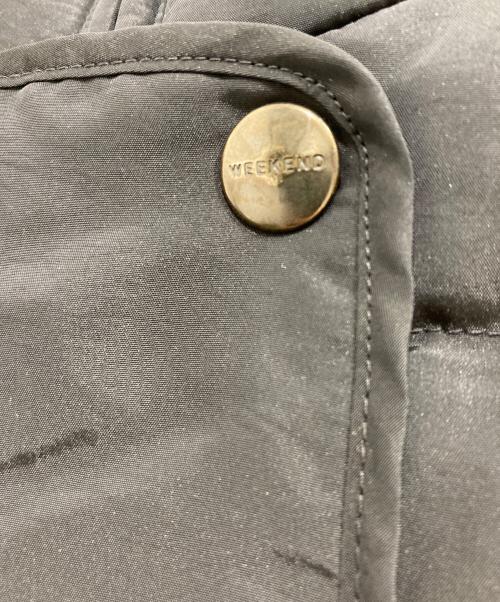 WEEKEND Max Mara（ウィークエンド マックスマーラ）Weekend Max Mara (ウィークエンド マックスマーラ) ファー付中綿ジャケット ブラック サイズ:40の古着・服飾アイテム