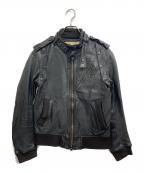 MARKAマーカ）の古着「MEMBERS ONLY TYPE LEATHER JACKET」｜ブラック
