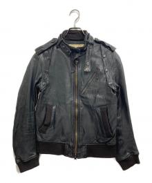 MARKA（マーカ）の古着「MEMBERS ONLY TYPE LEATHER JACKET」｜ブラック