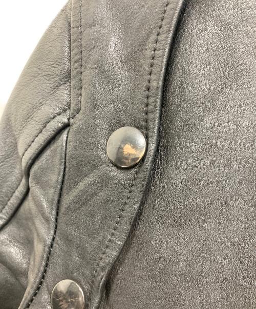 MARKA（マーカ）marka (マーカ) MEMBERS ONLY TYPE LEATHER JACKET ブラック サイズ:1の古着・服飾アイテム