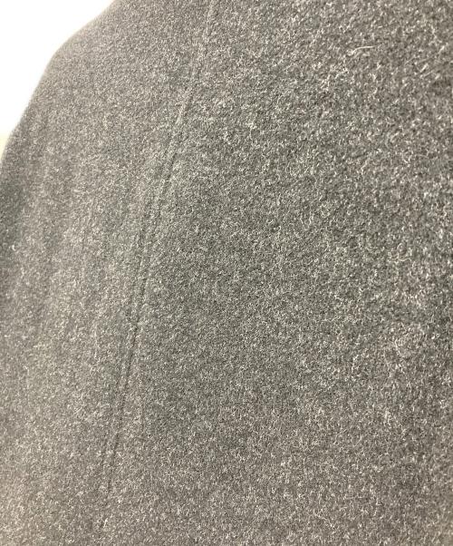 BURBERRY BLACK LABEL（バーバリーブラックレーベル）BURBERRY BLACK LABEL (バーバリーブラックレーベル) ウールカシミヤ比翼ステンカラーコート グレー サイズ:LLの古着・服飾アイテム