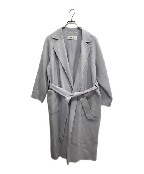 SOEJU（ソージュ）SOEJU (ソージュ) ウールリバーローブコート ラベンダー サイズ:Sの古着・服飾アイテム