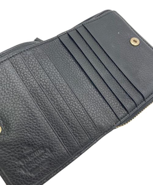 Vivienne Westwood（ヴィヴィアンウエストウッド）Vivienne Westwood (ヴィヴィアンウエストウッド) ミディアムジップウォレット ブラックの古着・服飾アイテム