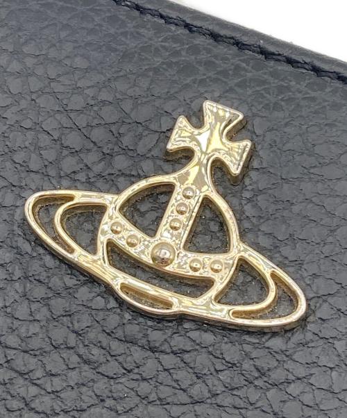 Vivienne Westwood（ヴィヴィアンウエストウッド）Vivienne Westwood (ヴィヴィアンウエストウッド) ミディアムジップウォレット ブラックの古着・服飾アイテム