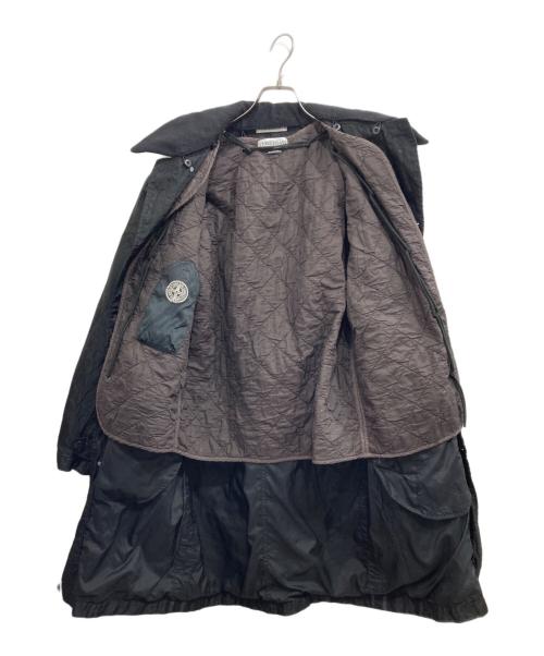 STONE ISLAND（ストーンアイランド）STONE ISLAND (ストーンアイランド) ライナー付きフィラメント コート ブラック サイズ:Mの古着・服飾アイテム