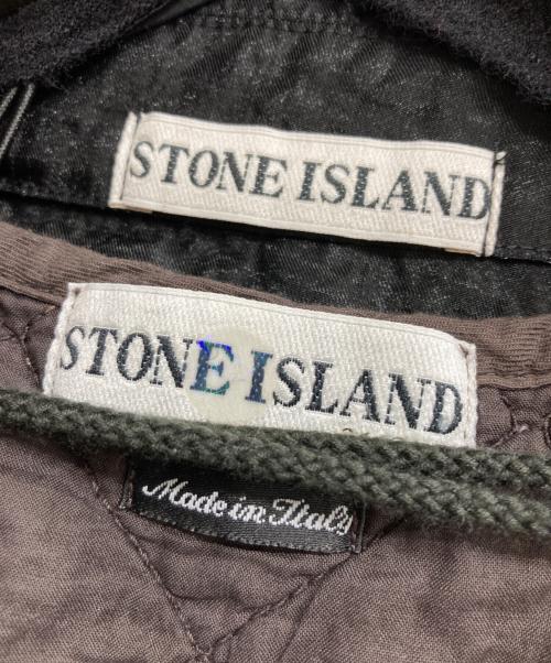 STONE ISLAND（ストーンアイランド）STONE ISLAND (ストーンアイランド) ライナー付きフィラメント コート ブラック サイズ:Mの古着・服飾アイテム