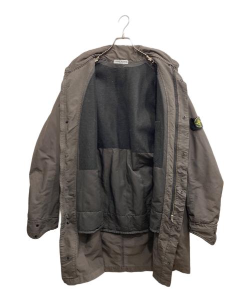 STONE ISLAND（ストーンアイランド）STONE ISLAND (ストーンアイランド) ワッペン付きモッズコート オリーブ サイズ:Lの古着・服飾アイテム